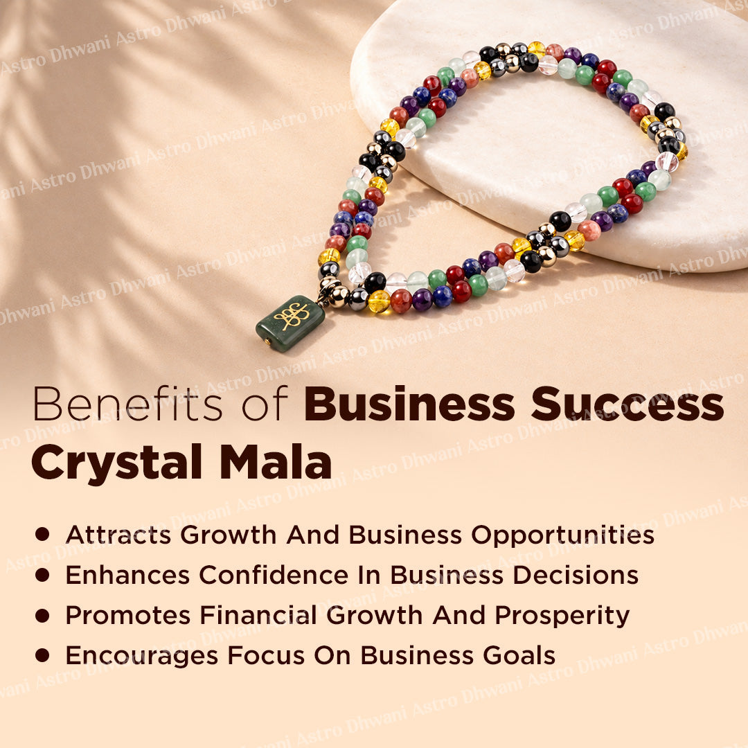 Business Success Crystal Mala