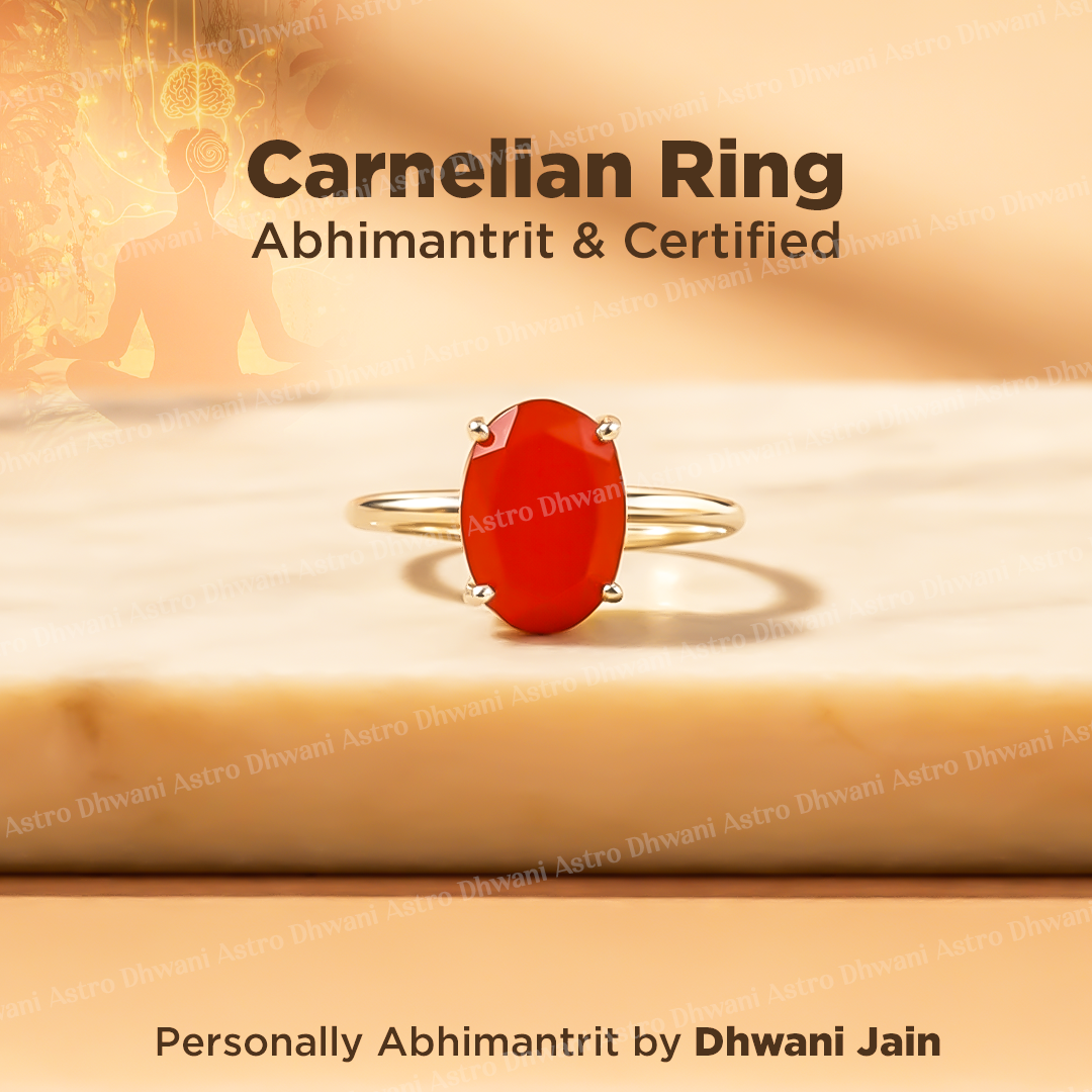 Carnelian Ring – Certified Stone for Vitality, Confidence & Wellness