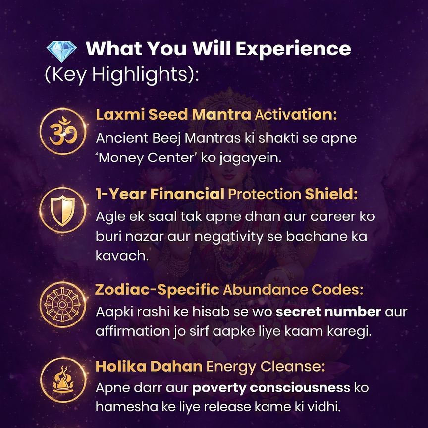 Maa Laxmi Energy Activation Session - Holi Special Live Healing with Dhwani Jain