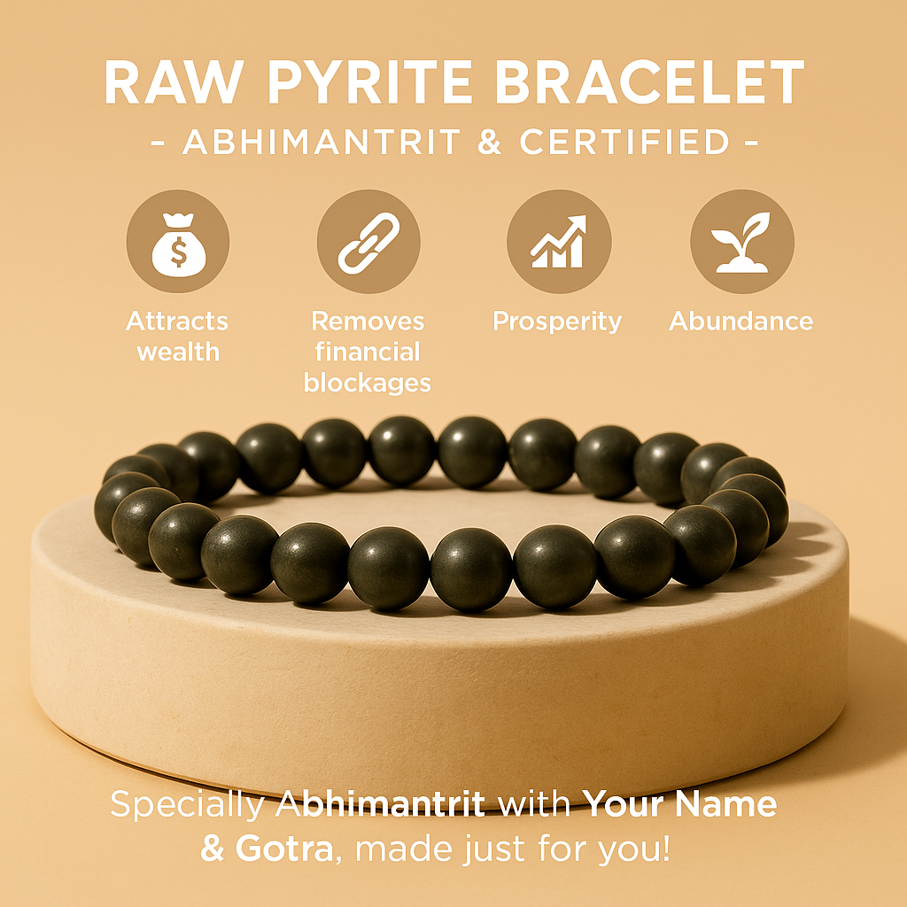 Raw Pyrite Bracelet