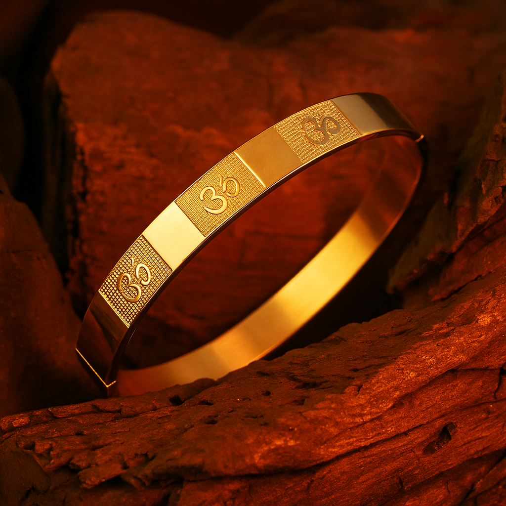 Om Kada (IGP Gold Plating) - Abhimantrit