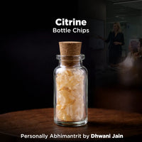 Citrine Bottle Chips – Wealth Attraction, Career Growth & Motivation Energy