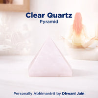 Clear Quartz Pyramid – Energy Cleansing, Meditation & Focus Crystal Pyramid