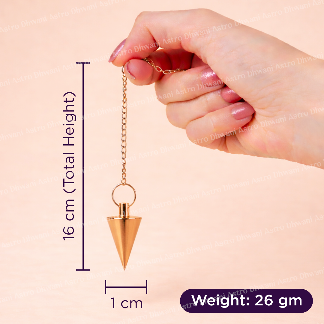 Copper Healing Pendulum - Abhimantrit