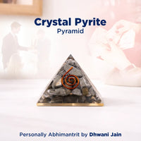 Crystal Pyrite Pyramid – Wealth, Protection & Business Success Crystal