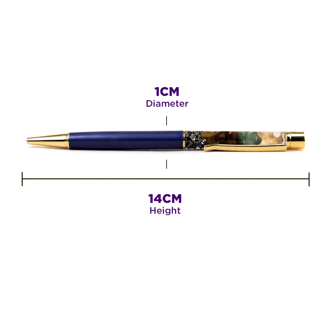 Dhanyog Pen – Abhimantrit Crystal Pen for Confidence, Creativity & Focus