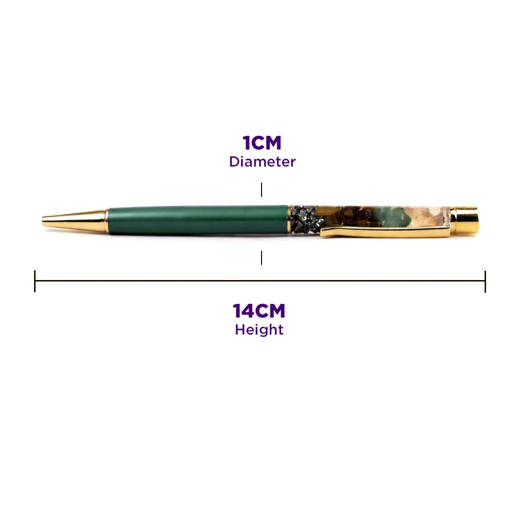 Dhanyog Pen – Abhimantrit Crystal Pen for Confidence, Creativity & Focus