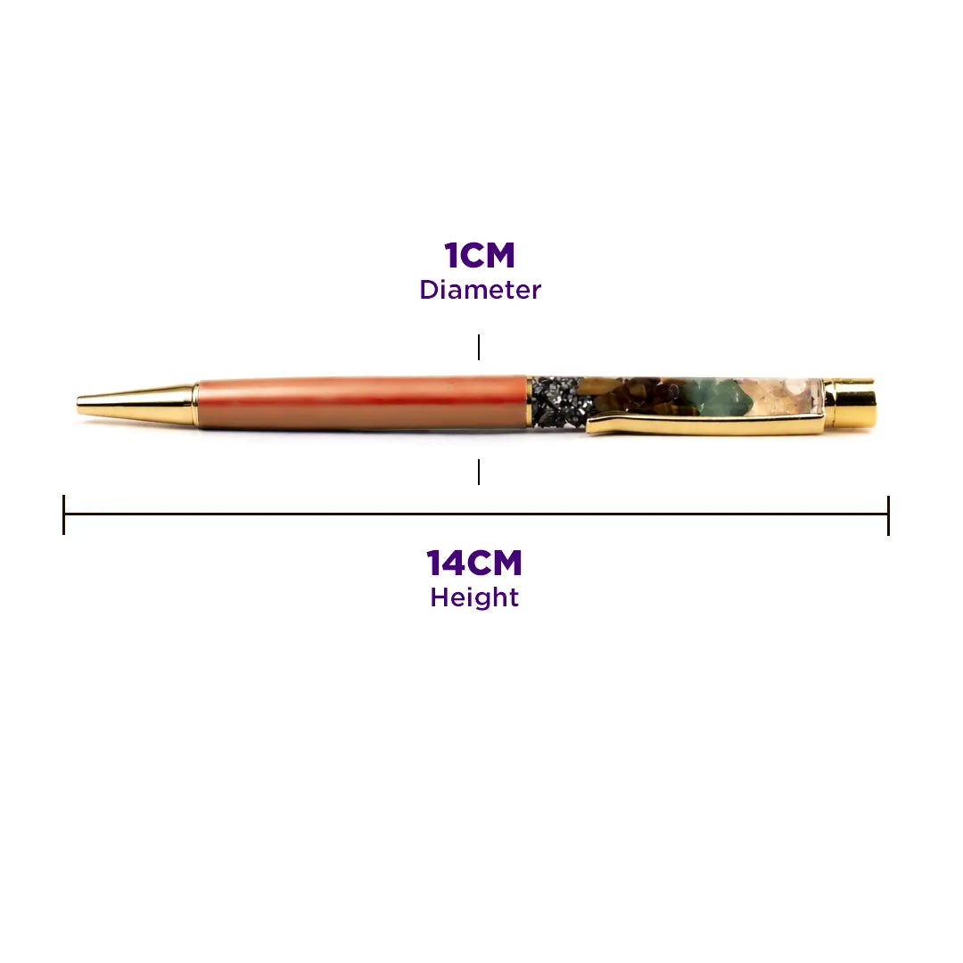 Dhanyog Pen – Abhimantrit Crystal Pen for Confidence, Creativity & Focus