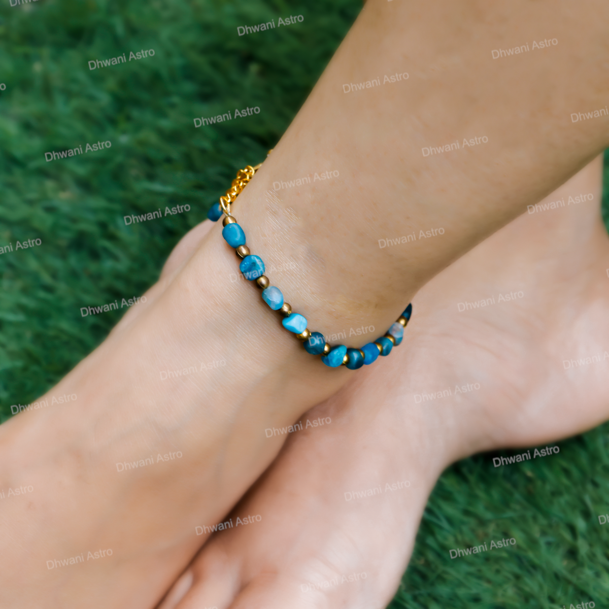 Healing Stone Apatite Anklets - Abhimantrit