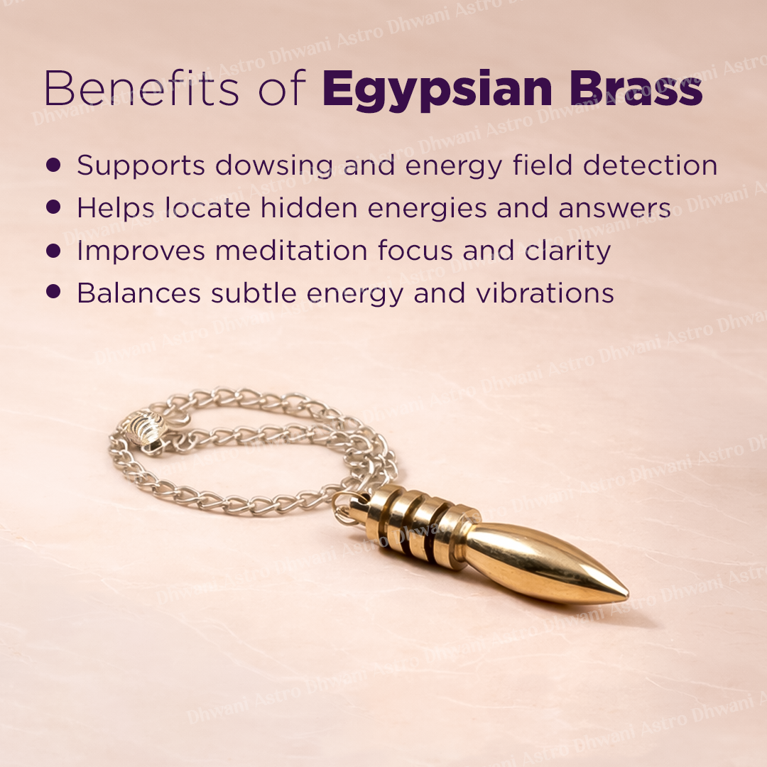 Egyptian Brass Pendulum - Abhimantrit