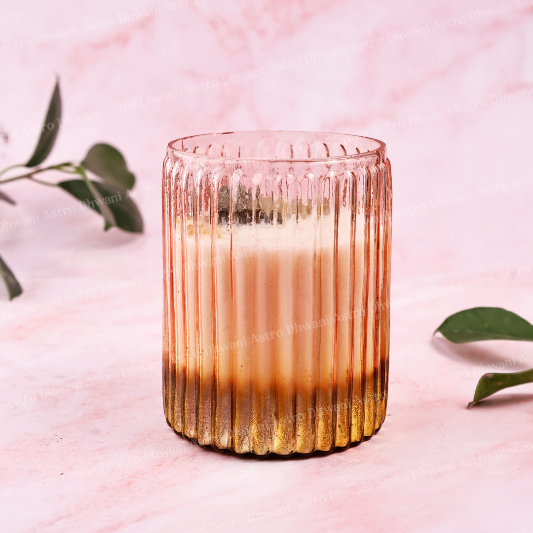 Good Fortune Intention Crystal Candle – Moscato Sangria Fragrance