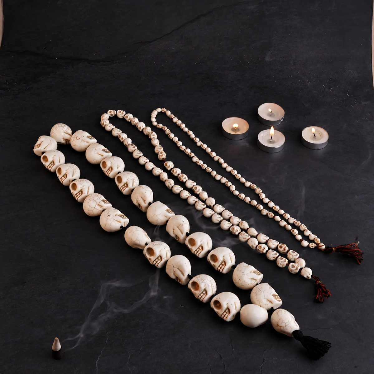 Mund Mala For Spiritual Practices Meditation Devotional Wear