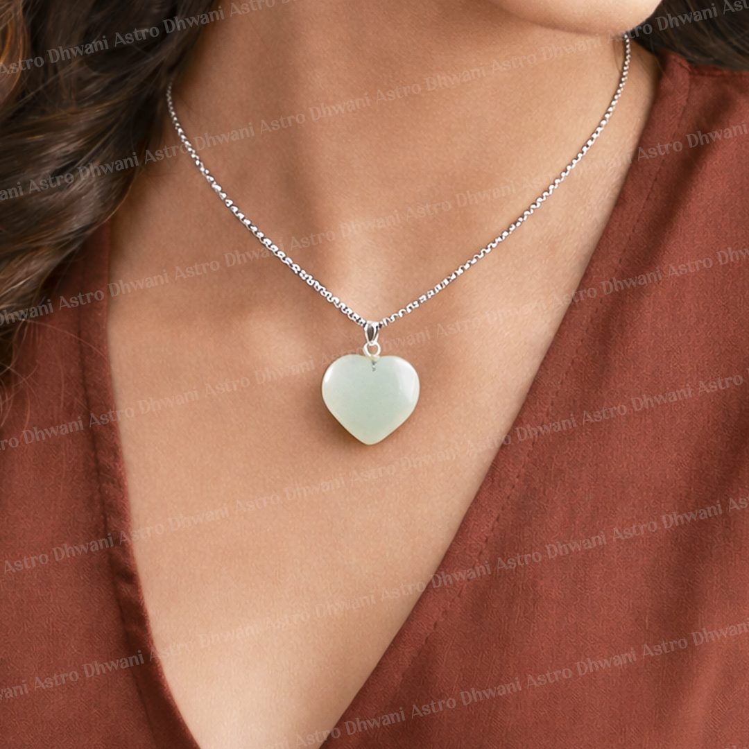 Green Aventurine Heart Pendant