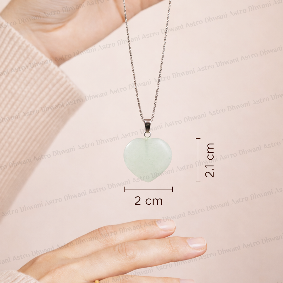 Green Aventurine Heart Pendant