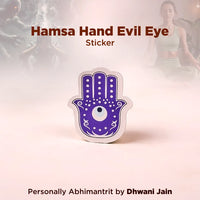 Hamsa Hand Evil Eye Sticker (Pack of 10pcs) - Protection & Positive Energy