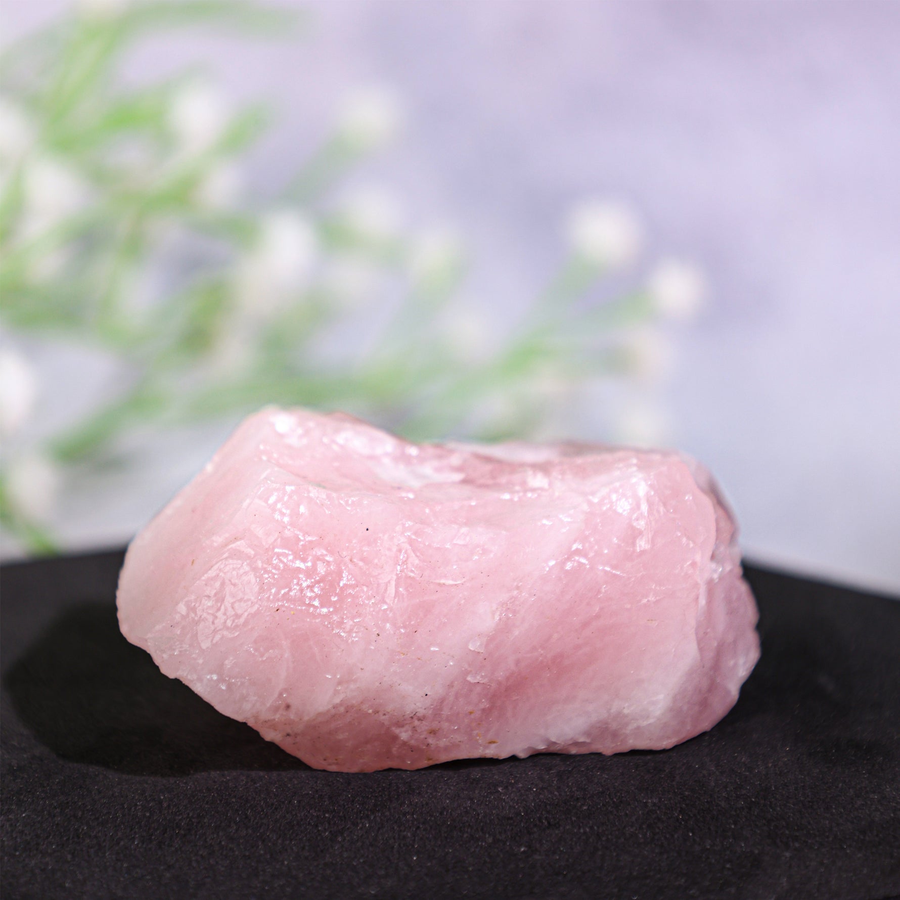 Rose Quartz  Rough StoneRose Quartz  Rough Stone - Abhimantrit & Certified