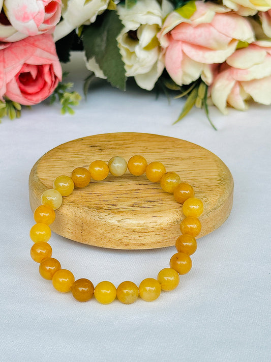 Yellow aventurine Bracelet - Abhimantrit & Certified