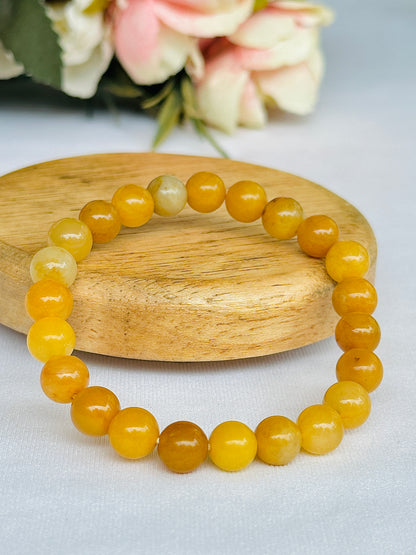 Fulfill Your Desires with Divine Blessings Bracelet (Yellow Aventurine) - Abhimantrit & Certified