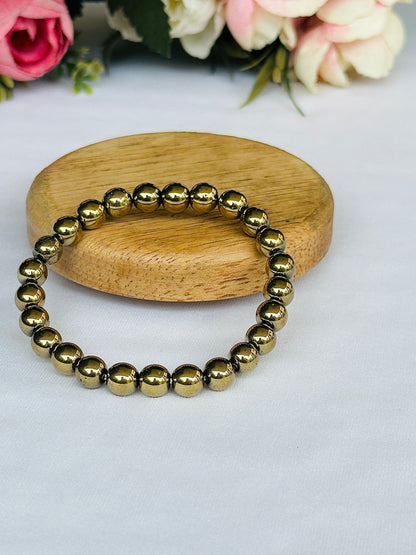 Fame & Fortune Attract Bracelet (Golden Pyrite) - Abhimantrit & Certified
