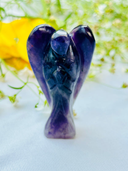 Amethyst Stone Angel (6CM) - Abhimantrit