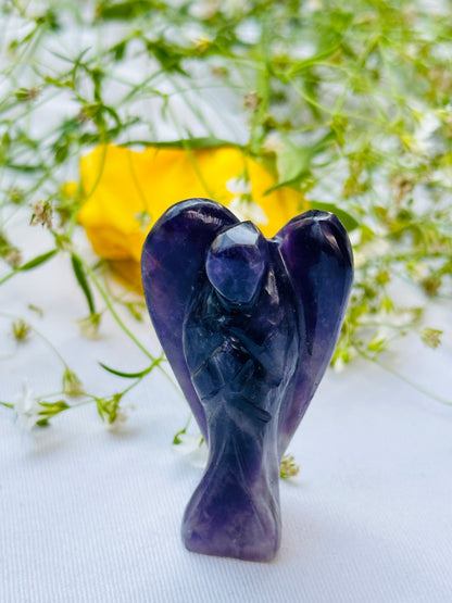 Amethyst Stone Angel (6CM) - Abhimantrit