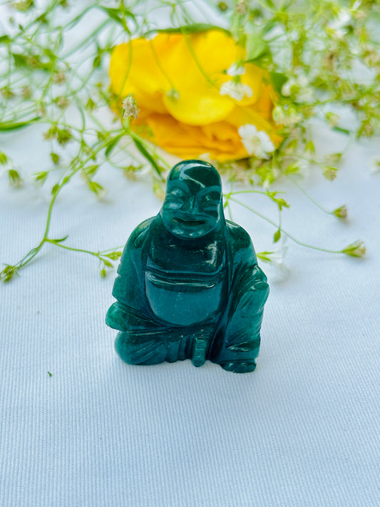 Green Jade Buddha (5Cm) - Abhimantrit
