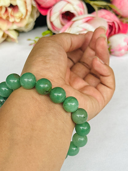 Promotes Wealth Attraction & Money Growth (Green Aventurine Stone) - Abhimantrit & Certified