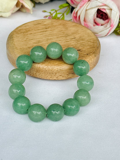 Promotes Wealth Attraction & Money Growth (Green Aventurine Stone) - Abhimantrit & Certified