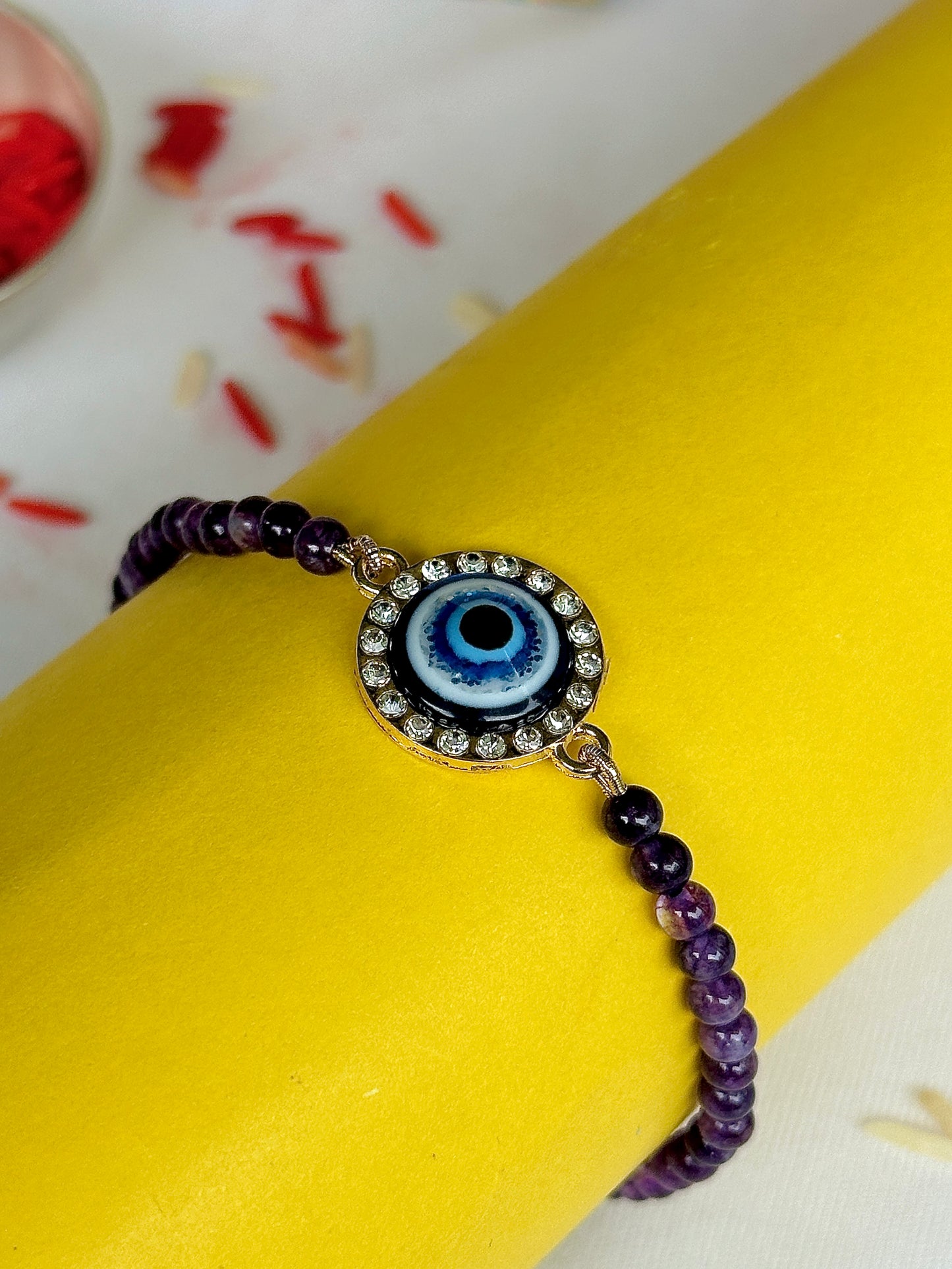 Premium Love, Luck, Harmony Attract Rakhi -Abhiamntrit