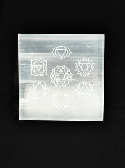 All Small Selenite Plate – Perfect for Crystal Charging & Cleansing | Abhimantrit & Certified