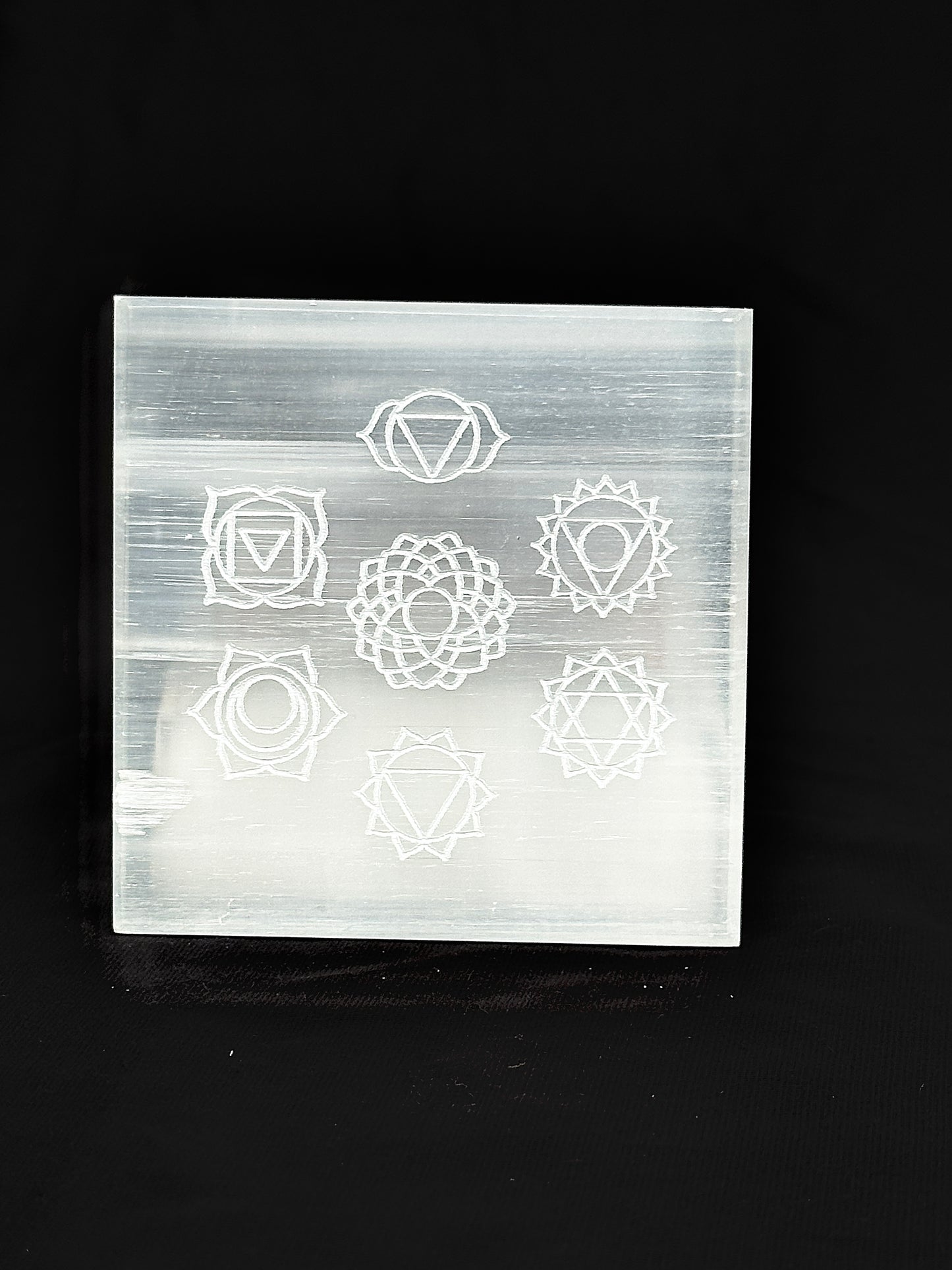 All Small Selenite Plate – Perfect for Crystal Charging & Cleansing | Abhimantrit & Certified