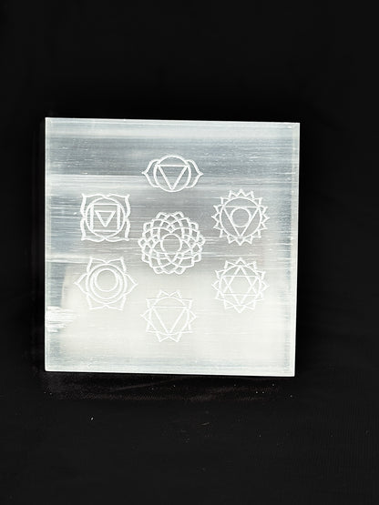 All Small Selenite Plate – Perfect for Crystal Charging & Cleansing | Abhimantrit & Certified