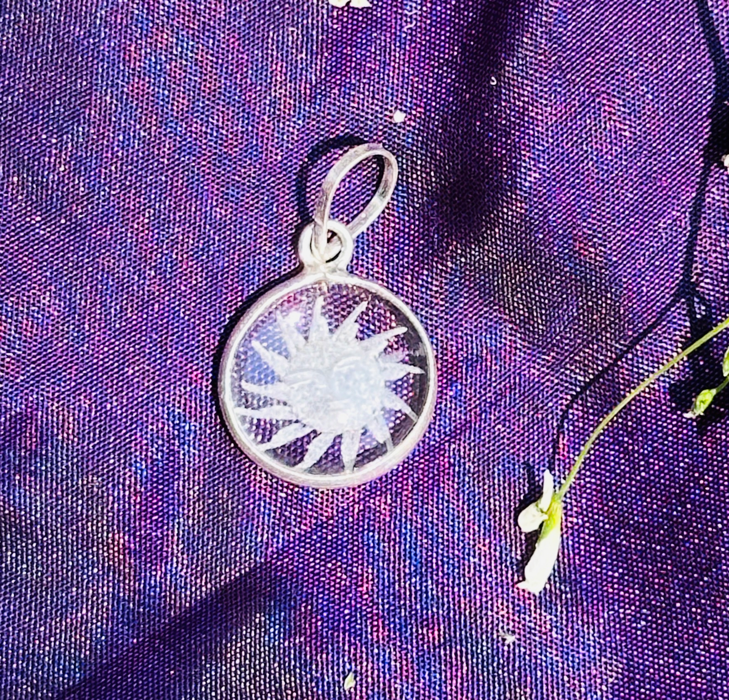 Sun Crystal Pendant - Abhimantrit & Certified