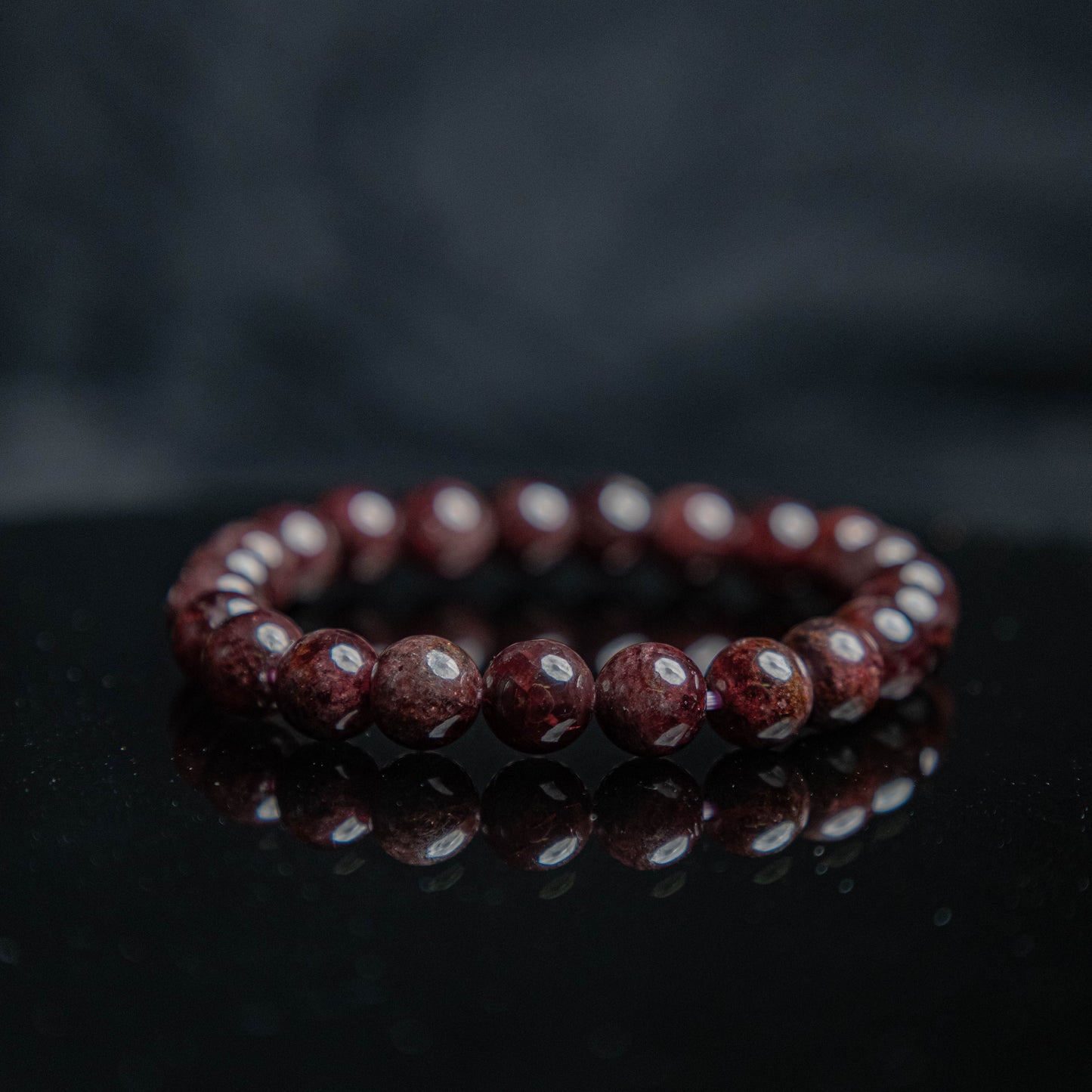 Garnet Bracelet - Abhimantrit & Certified