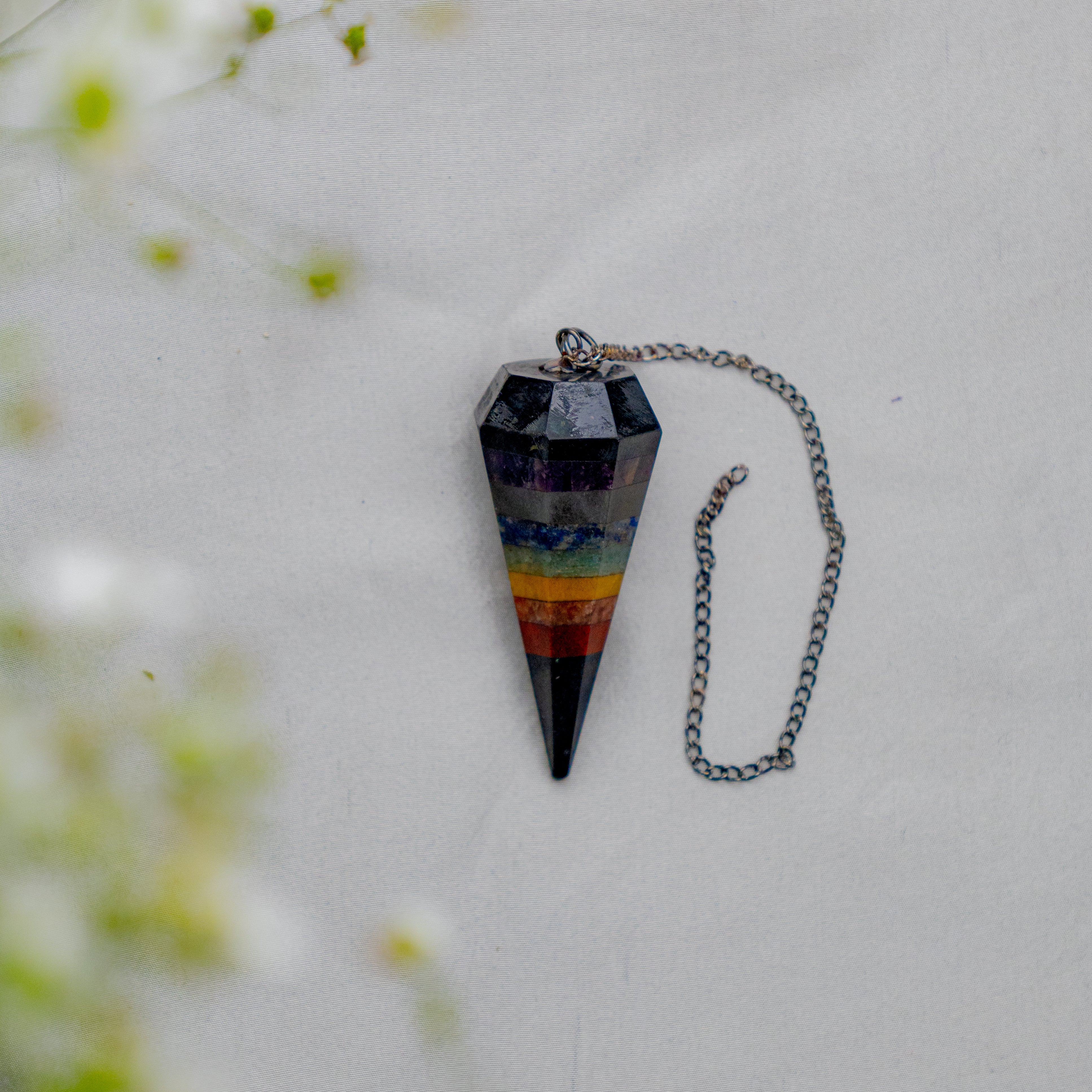Seven Chakra Pendulum - Dowsing & Energy Healing Tool – Dhwani Shop