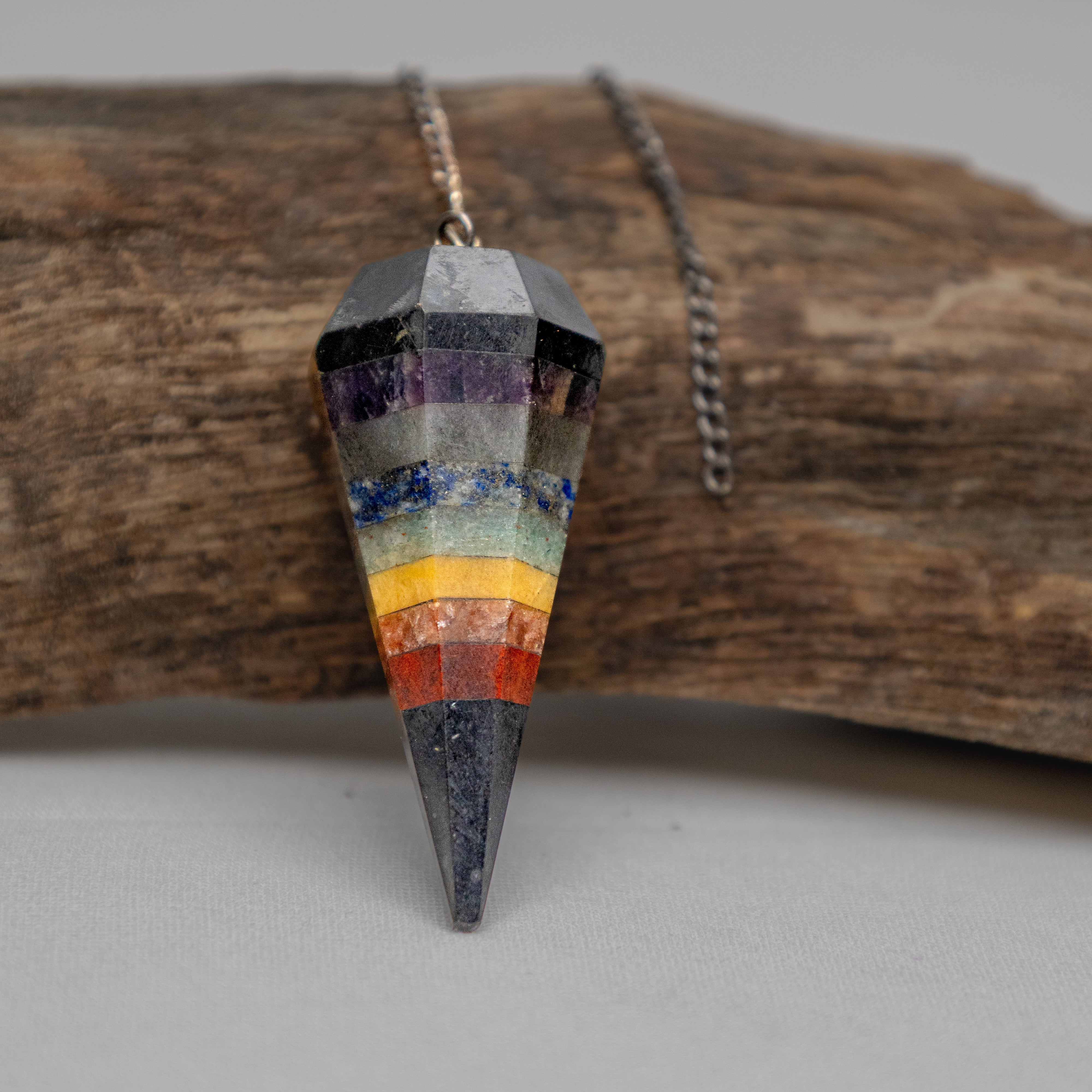 Seven Chakra Pendulum - Dowsing & Energy Healing Tool – Dhwani Shop Seven Chakra Pendulum - Dowsing & Energy Healing Tool – Dhwani Shop