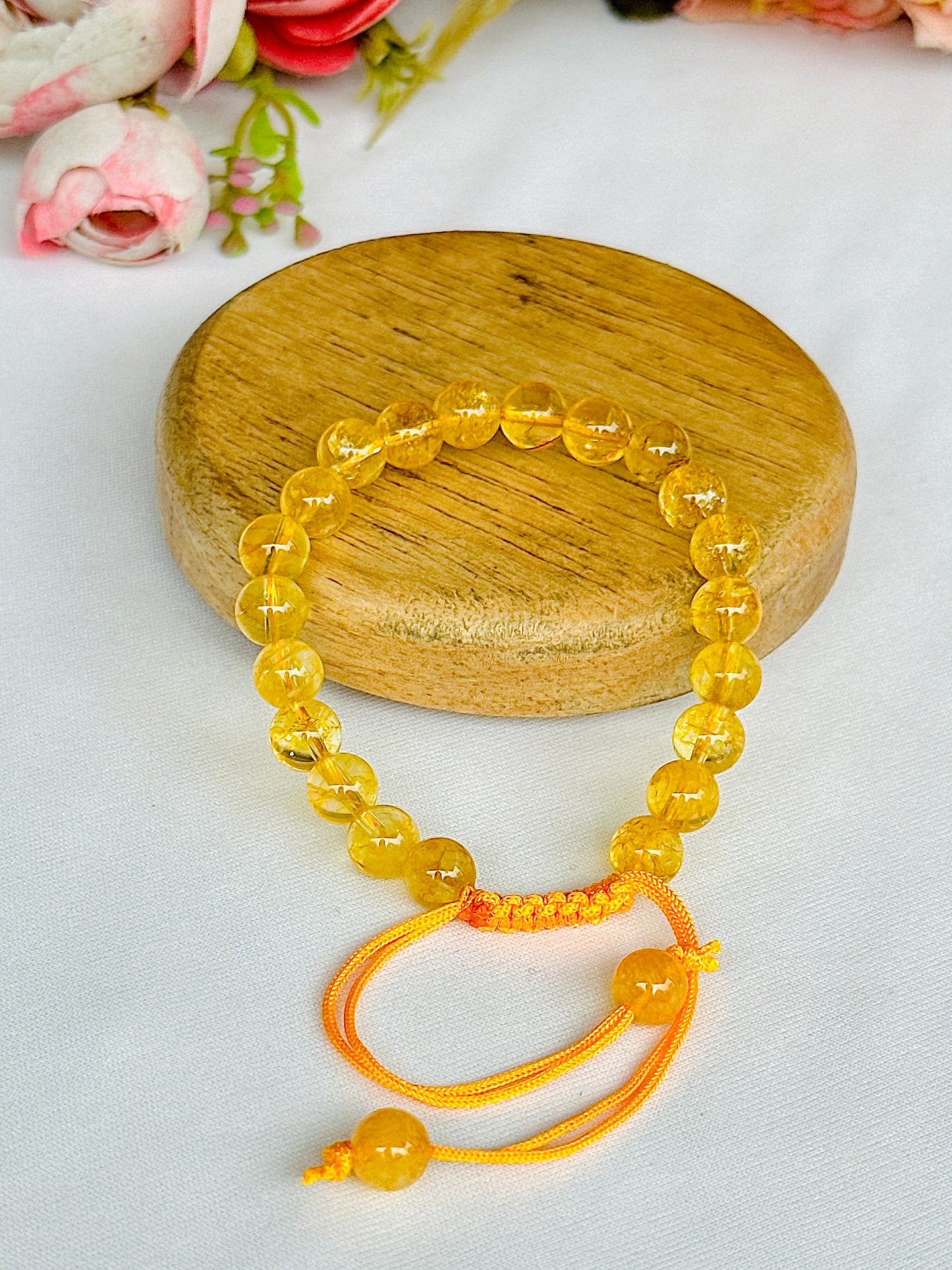 Yellow Citrine Thread Bracelet