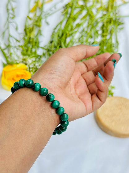 Malachites Bracelet - Abhimantrit & Certified