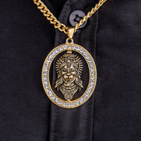 Golden Hanuman Ji Pendant  - Abhimantrit
