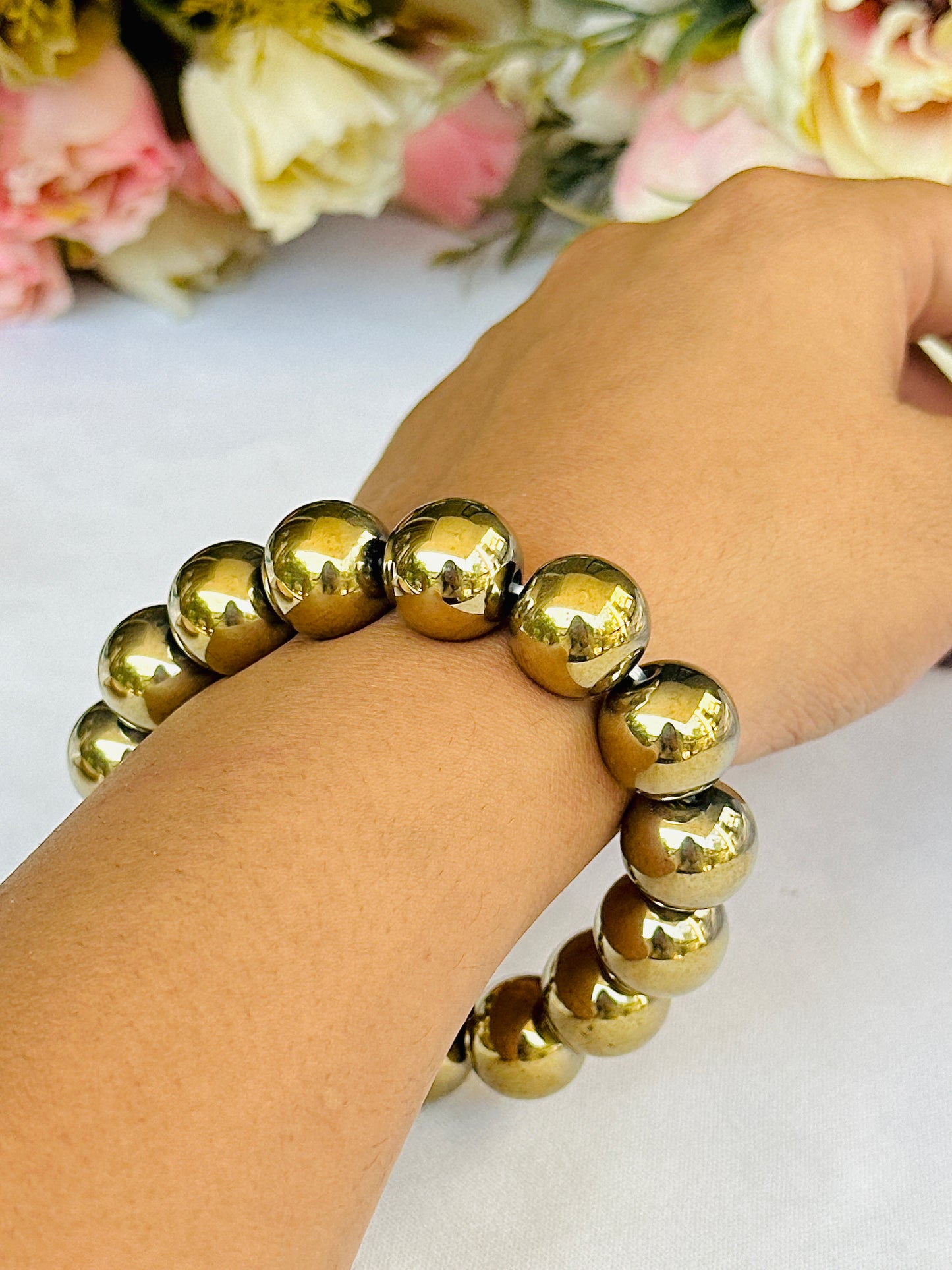 Fame & Fortune Attract Bracelet (Golden Pyrite) - Abhimantrit & Certified