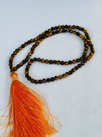 Boosts Your Confidence Level & Exalts the Planet Ketu: Tiger Eye Mala - Abhimantrit & Certified