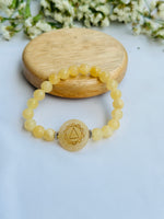 Yellow Calcite Stone Chakra Bracelet