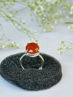 Helps Purify Blood, Lungs, Liver and Heart: Carnelian Ring