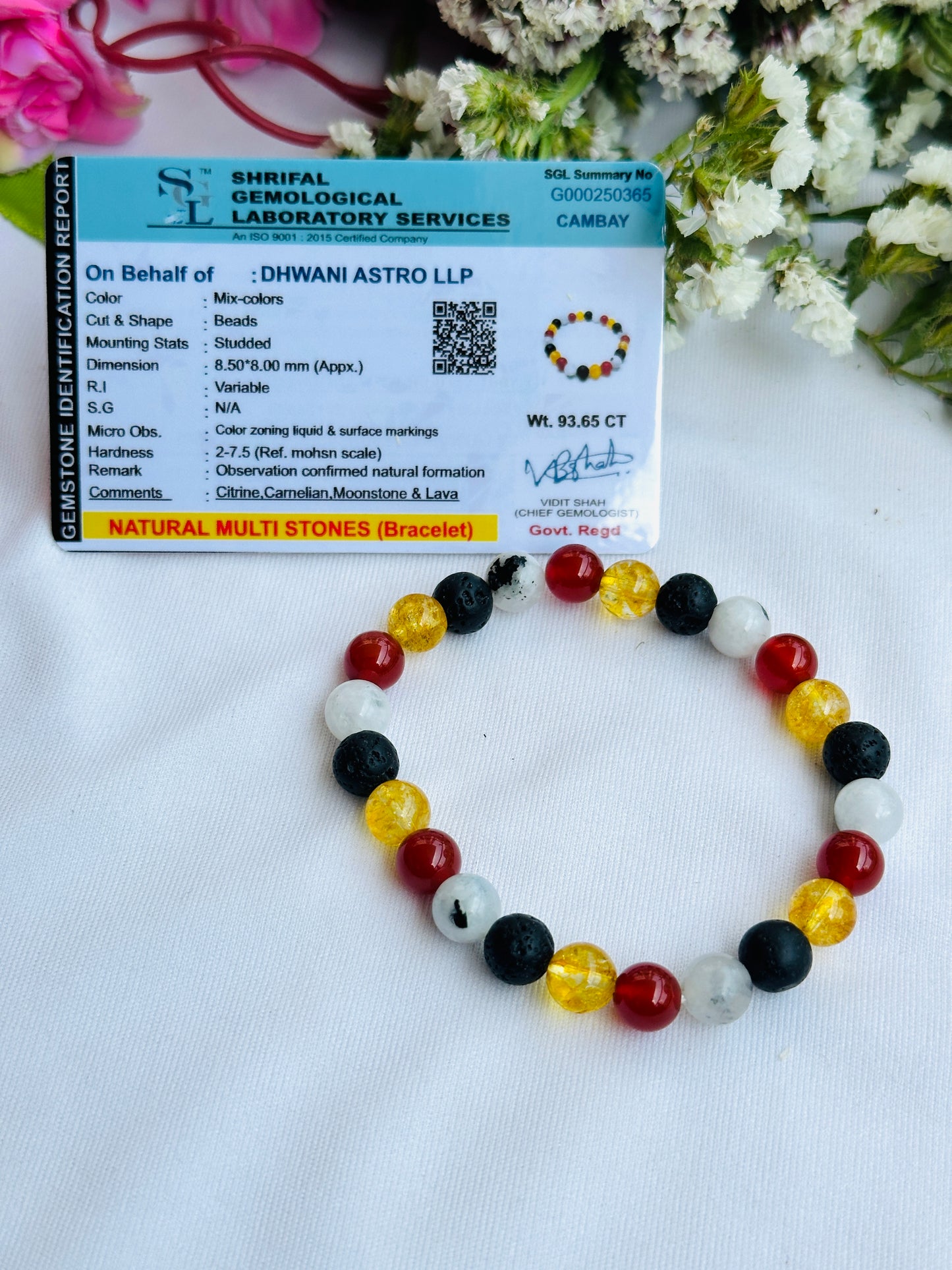 Powerful PCOD-PCOS Healing Bracelet - Abhimantrit & Certified