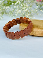 Sunstone Emerald Cut Bracelet