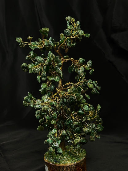 Promotes Wealth Attraction & Money Growth: Green Jade Tree - Abhimantrit