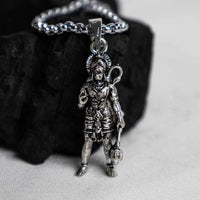 Silver Standing Hanuman ji Pendant