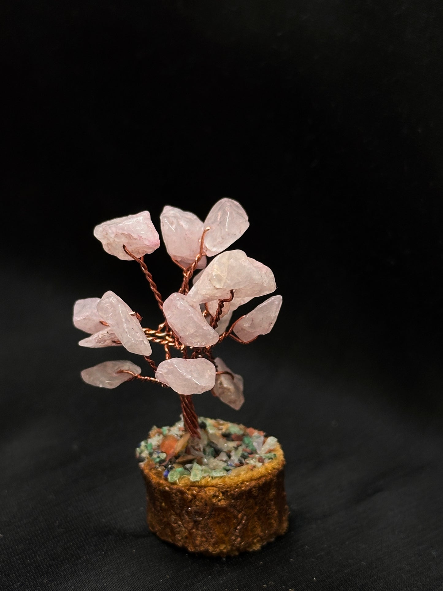 Rose Quartz Mini Tree (5cm) - Abhimantrit