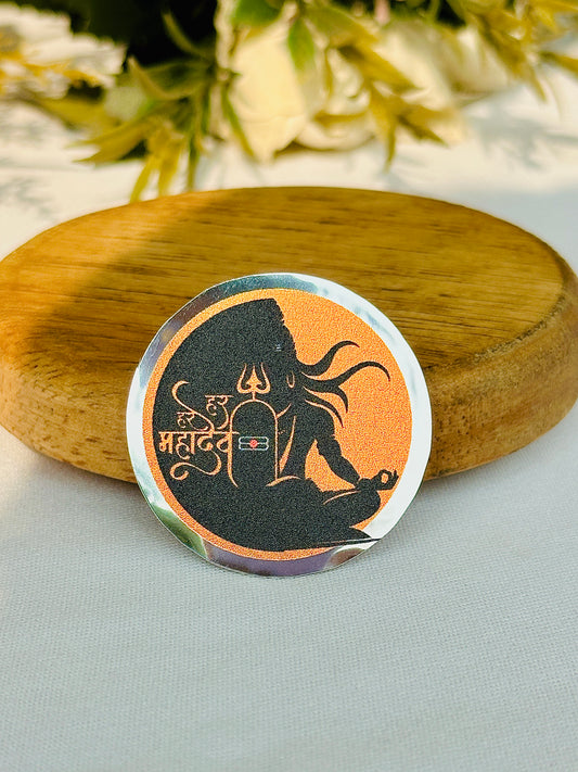 Har Har Mahadev Sticker (Pack of 10pcs)