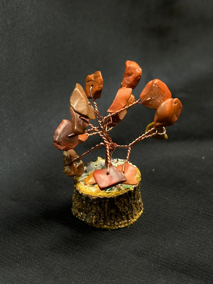 Red Jasper Mini Tree (5cm) - Abhimantrit